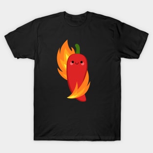 Red chili peppers and fire T-Shirt